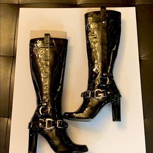 Dolce and Gabanna Patent Leather Boots